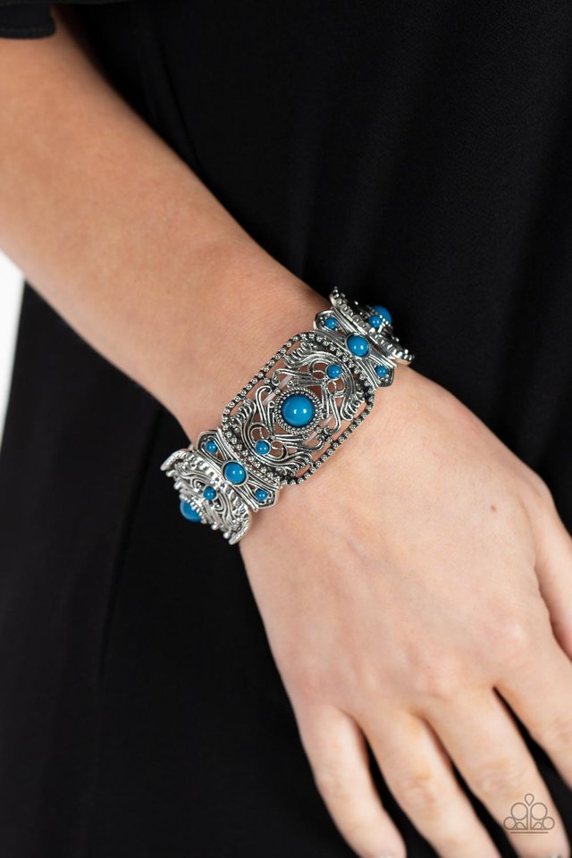 ​Going, Going, GONDOLA - Blue - Paparazzi Bracelet Image