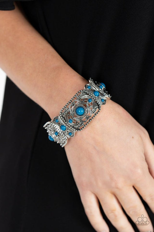 ​Going, Going, GONDOLA - Blue - Paparazzi Bracelet Image