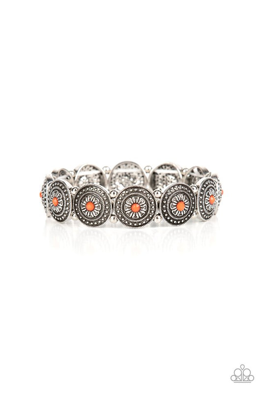 ​Granada Garden Party - Orange - Paparazzi Bracelet Image