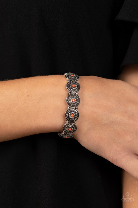 ​Granada Garden Party - Orange - Paparazzi Bracelet Image