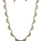 ​Lunar Jungle - Brass - Paparazzi Necklace Image