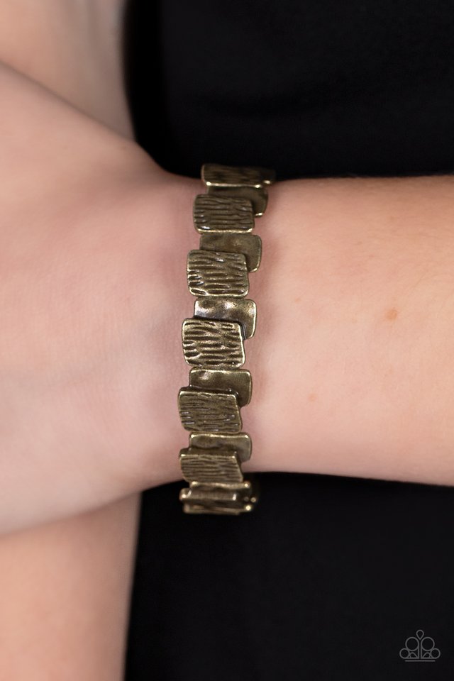 ​Urban Stackyard - Brass - Paparazzi Bracelet Image