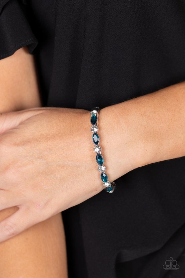 ​Petitely Powerhouse - Blue - Paparazzi Bracelet Image