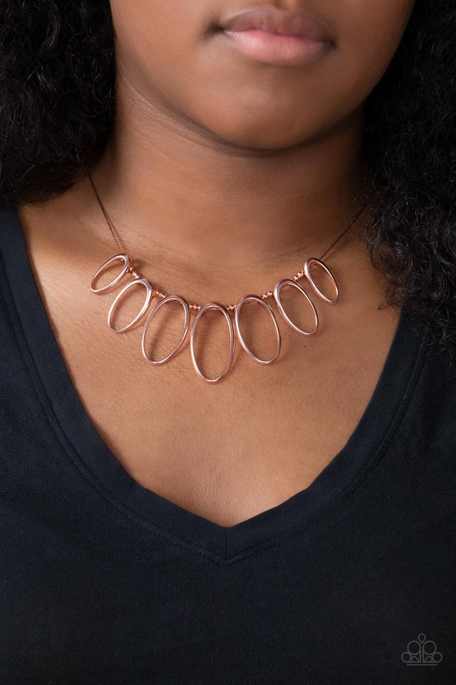 ​The MANE Ingredient - Copper - Paparazzi Necklace Image