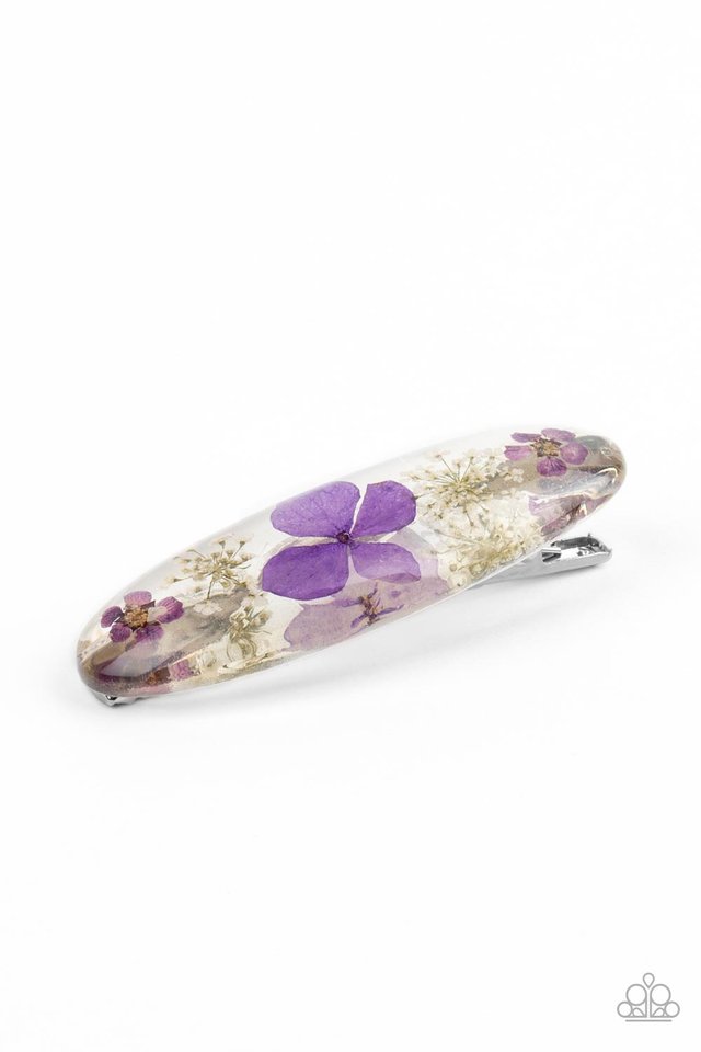 ​Floral Flurry - Purple - Paparazzi Hair Accessories Image