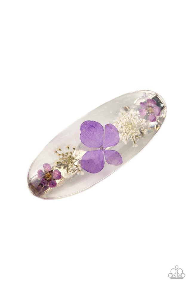 ​Floral Flurry - Purple - Paparazzi Hair Accessories Image