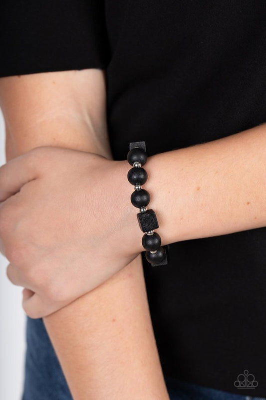 Timber Trendsetter - Black - Paparazzi Bracelet Image