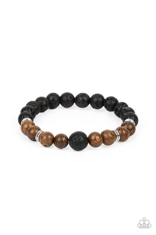 Neutral Zone - Brown - Paparazzi Bracelet Image