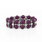 Starlight Reflection - Purple - Paparazzi Bracelet Image