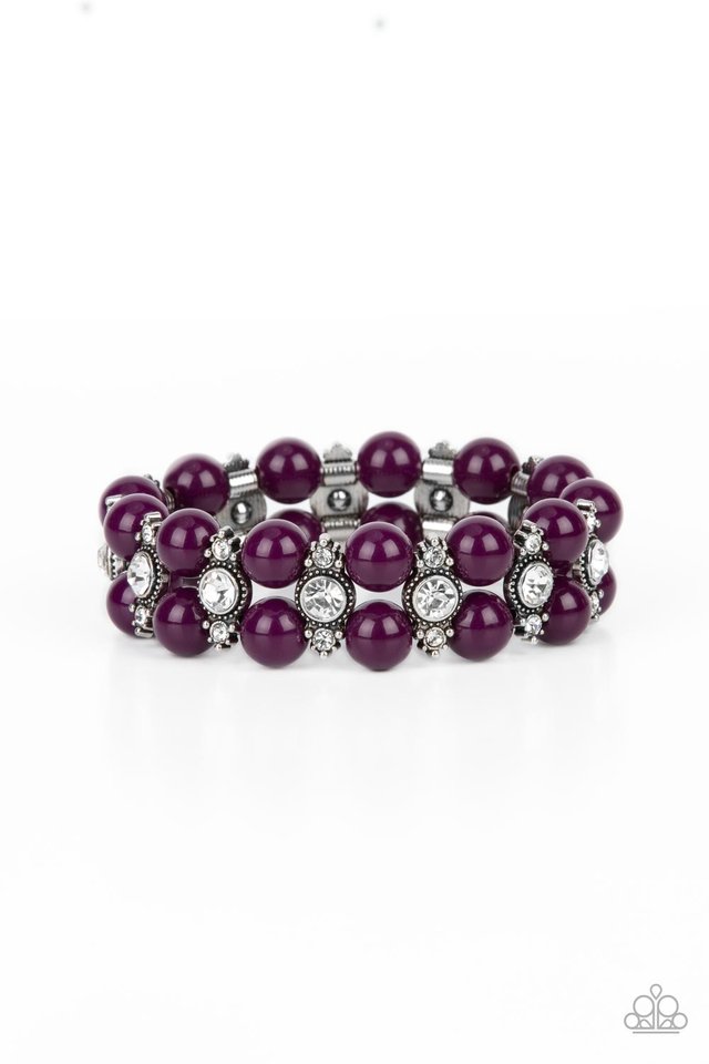 Starlight Reflection - Purple - Paparazzi Bracelet Image