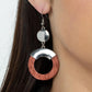 ​ENTRADA at Your Own Risk - Brown - Paparazzi Earring Image