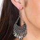 ​Lunar Allure - Red - Paparazzi Earring Image