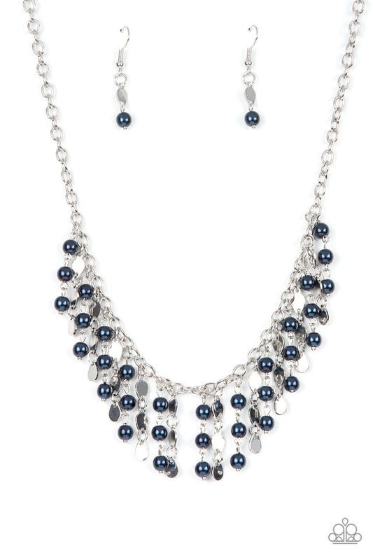 Wall Street Stylist - Blue - Paparazzi Necklace Image