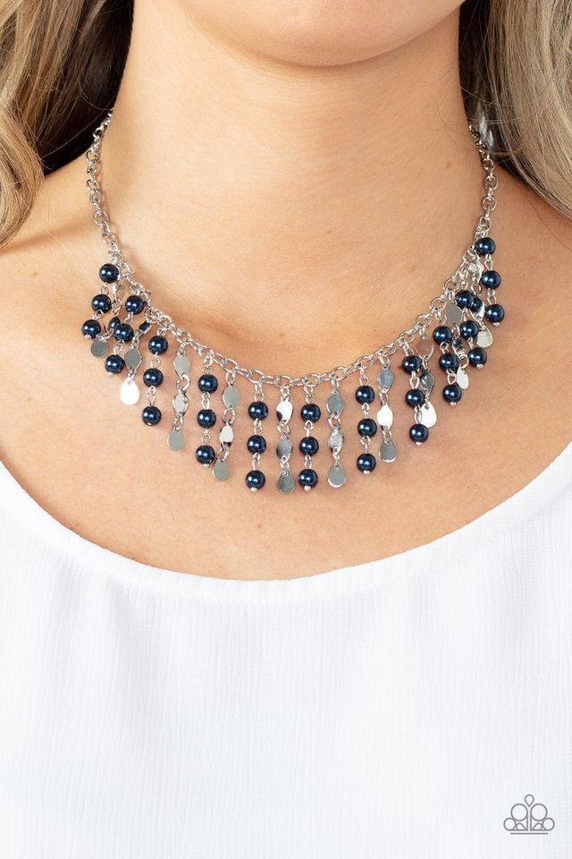 Wall Street Stylist - Blue - Paparazzi Necklace Image