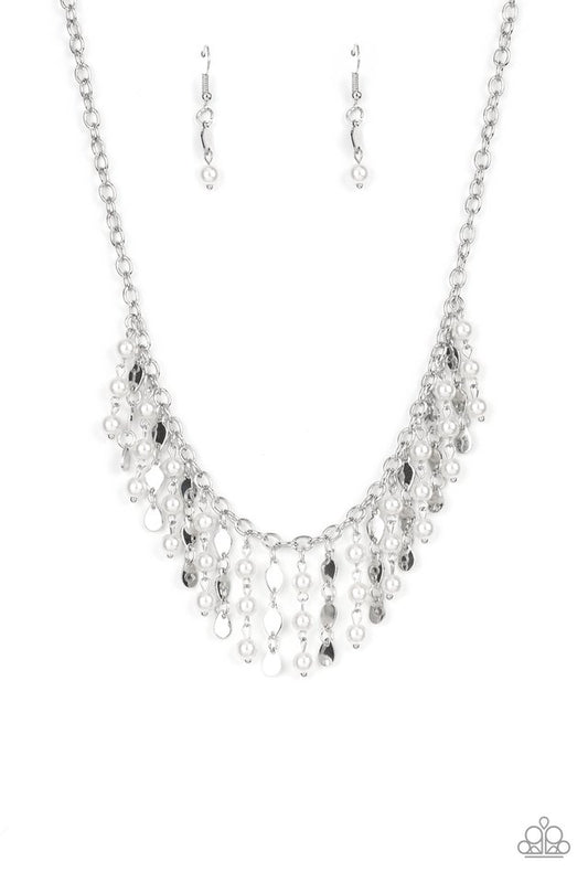 Wall Street Stylist - White - Paparazzi Necklace Image