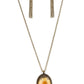 ​Prairie Passion - Orange - Paparazzi Necklace Image