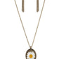 ​Prairie Passion - Brass - Paparazzi Necklace Image