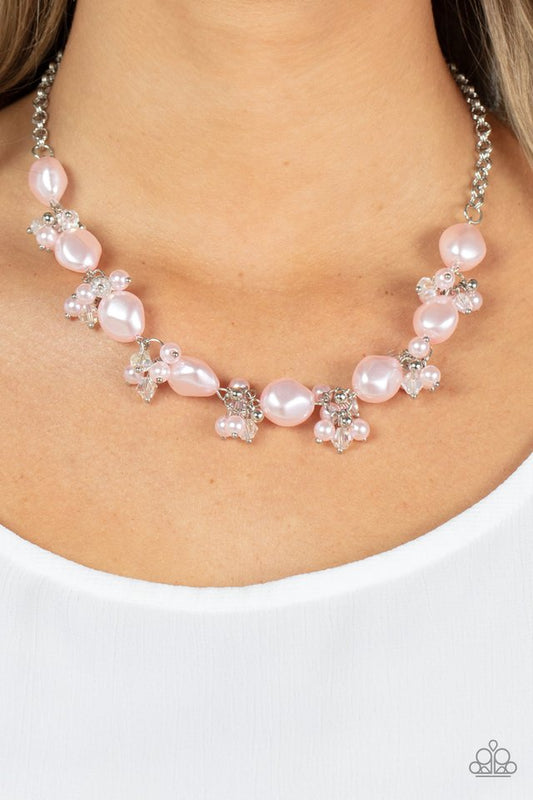 ​Rolling with the BRUNCHES - Pink - Paparazzi Necklace Image