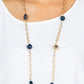 Pardon My FABULOUS - Blue - Paparazzi Necklace Image