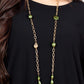 Pardon My FABULOUS - Green - Paparazzi Necklace Image