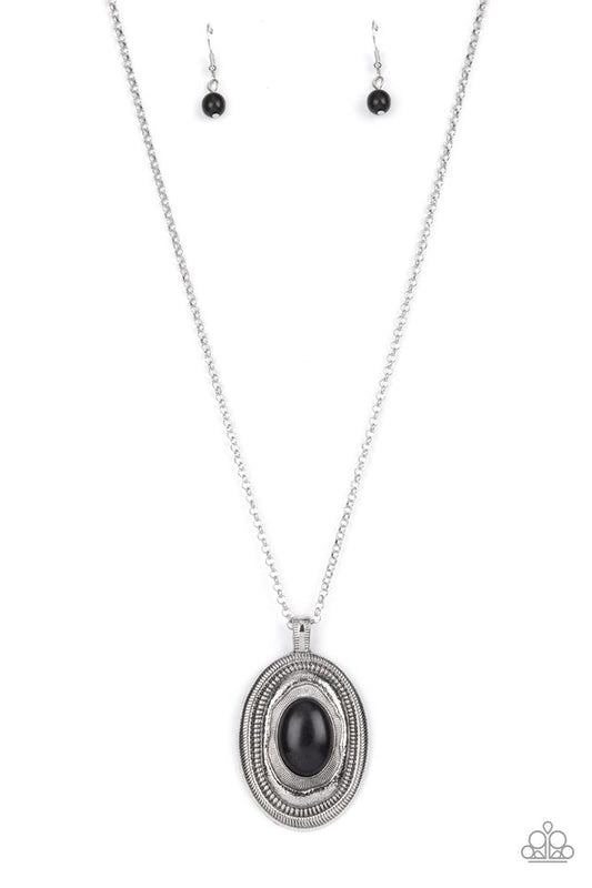 Sierra Sage - Black - Paparazzi Necklace Image