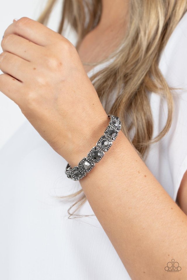​Cache Commodity - Silver - Paparazzi Bracelet Image