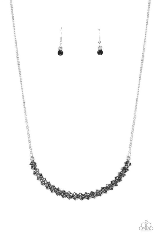 Dicey Demure - Silver - Paparazzi Necklace Image