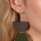​Beach Bistro - Green - Paparazzi Earring Image