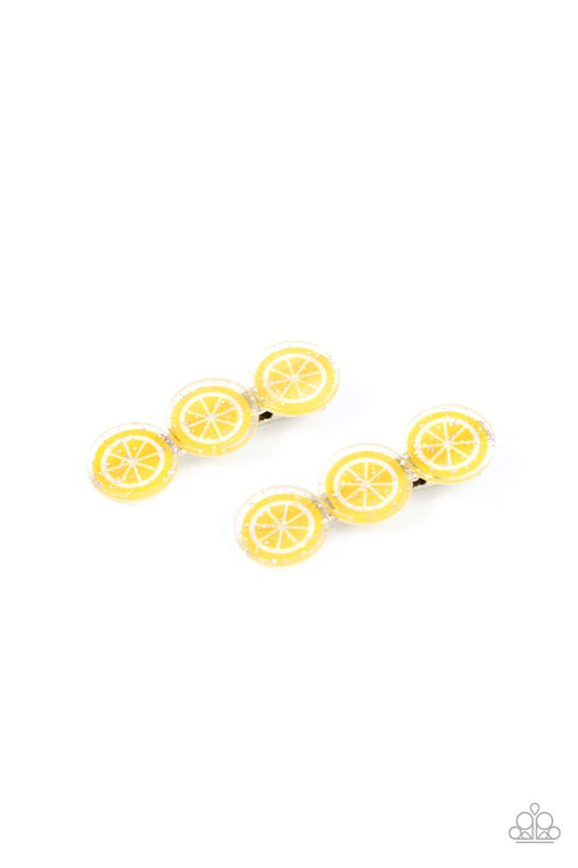 Charismatically Citrus - Yellow - Paparazzi Hair Accessories Image