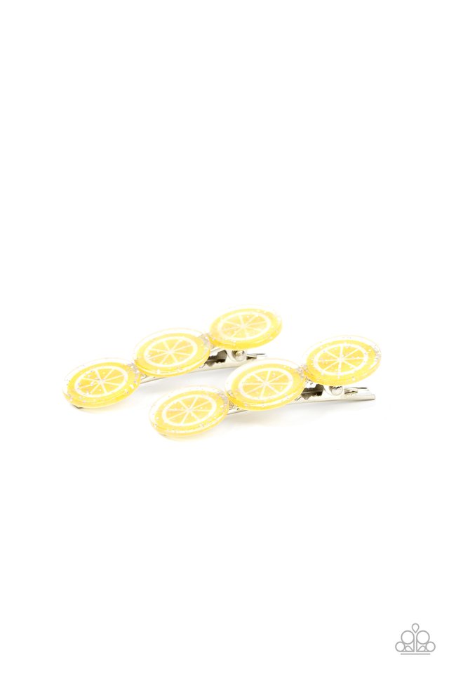 Charismatically Citrus - Yellow - Paparazzi Hair Accessories Image