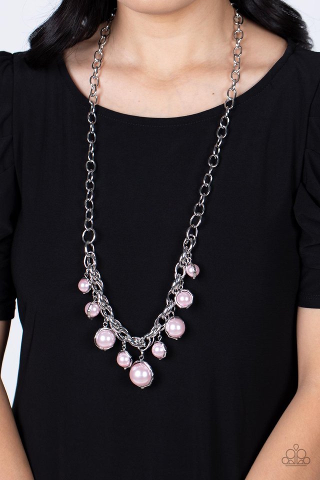 ​Revolving Refinement - Pink - Paparazzi Necklace Image