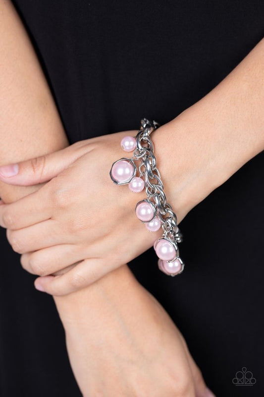 ​Orbiting Opulence - Pink - Paparazzi Bracelet Image