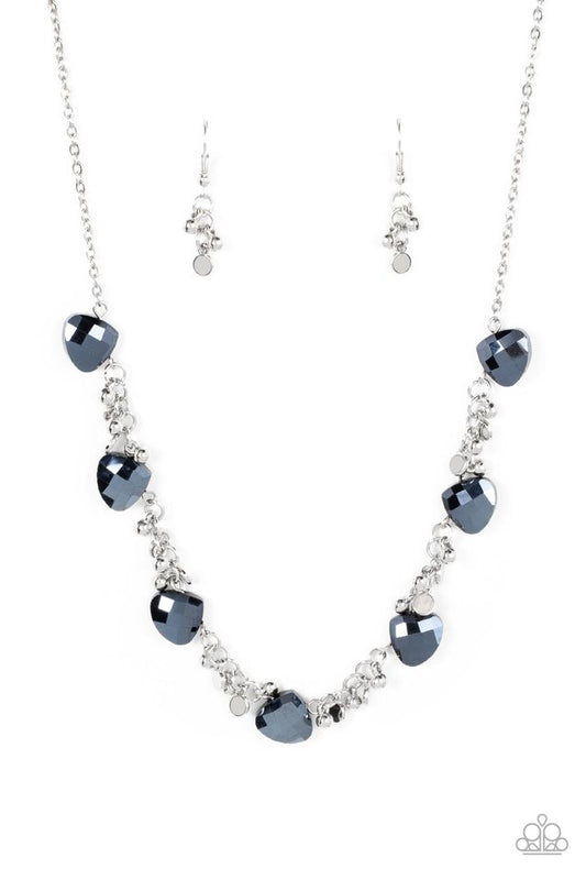 Sassy Super Nova - Blue - Paparazzi Necklace Image