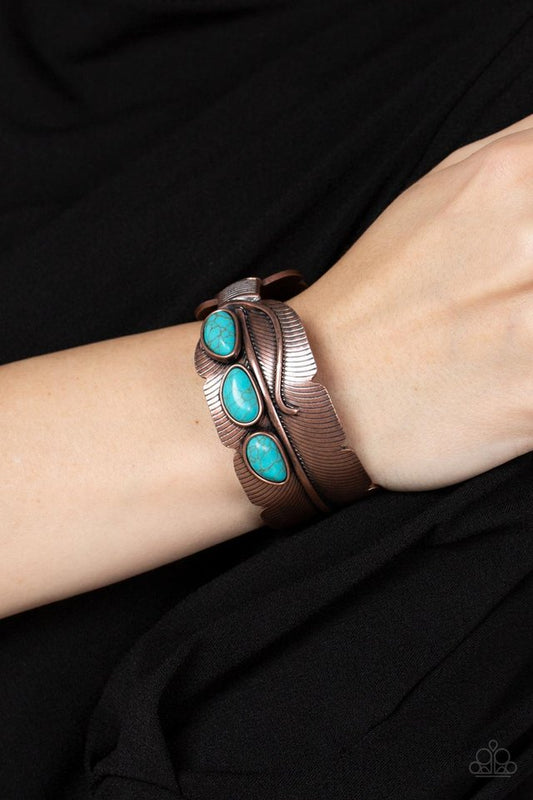 River Bend Relic - Copper - Paparazzi Bracelet Image