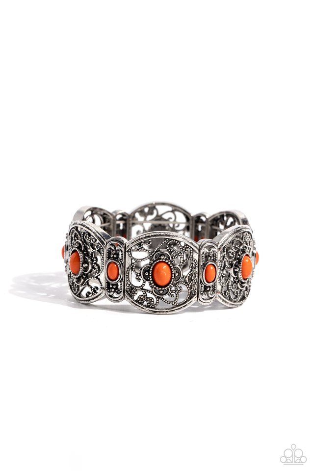 Ventura Vineyards - Orange - Paparazzi Bracelet Image