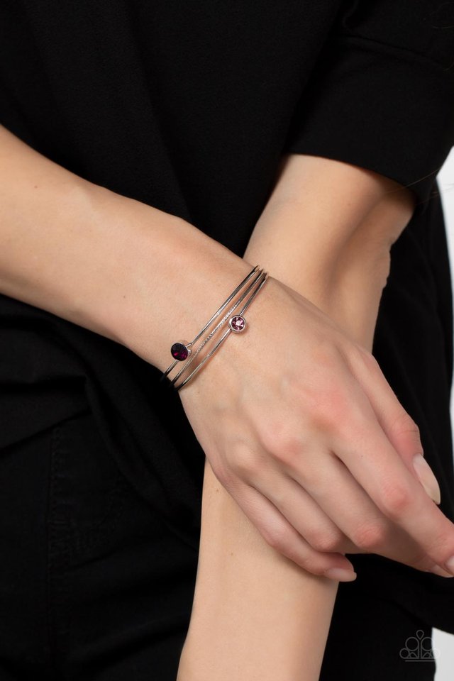 Your PALACE or Mine? - Purple - Paparazzi Bracelet Image