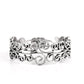 ​Dressed to FRILL - Silver - Paparazzi Bracelet Image