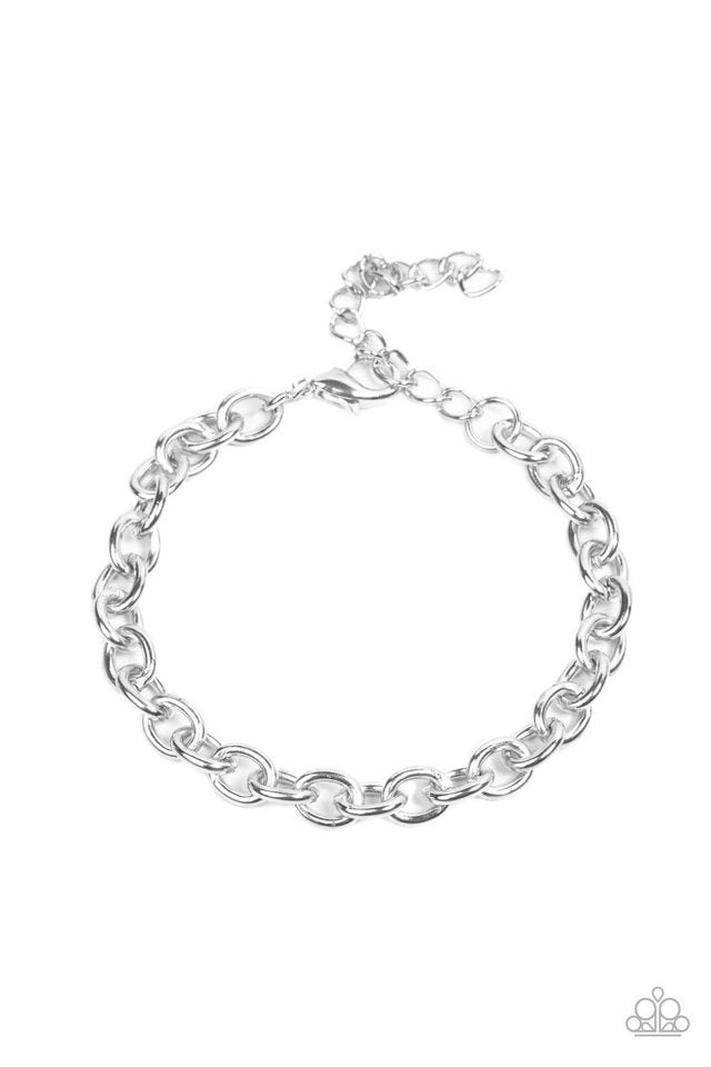 Intrepid Method - Silver - Paparazzi Bracelet Image
