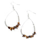 ​Come Out of Your SHALE - Brown - Paparazzi Earring Image