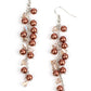 Candlelight Cruise - Brown - Paparazzi Earring Image
