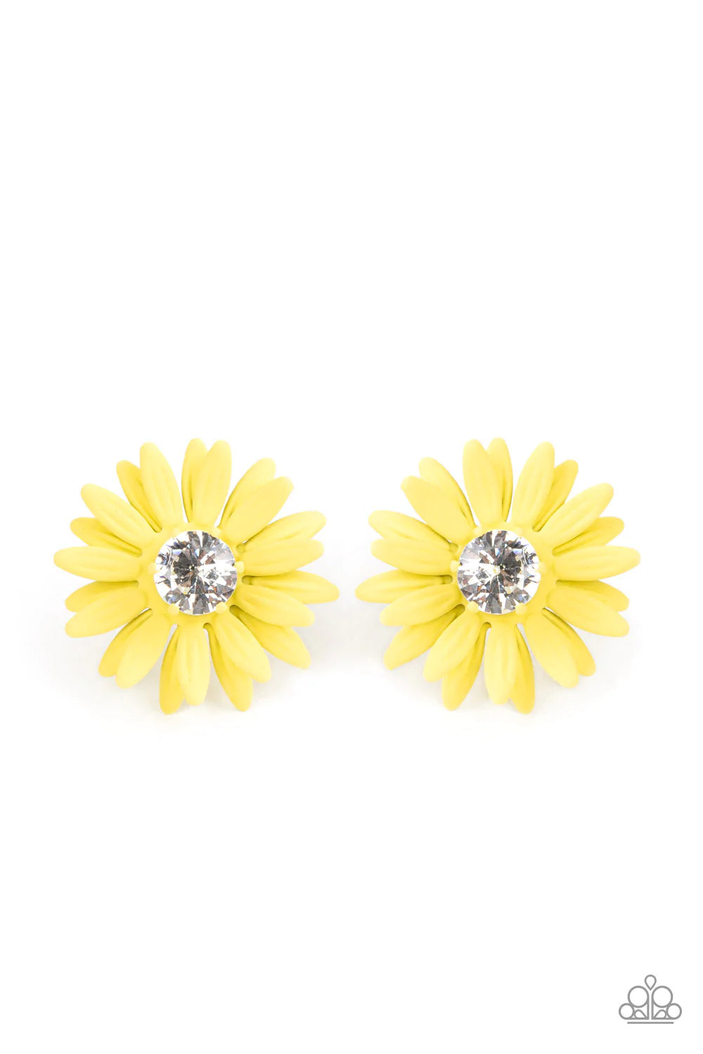 Paparazzi Earring ~ Sunshiny DAIS-y - Yellow