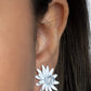 Sunshiny DAIS-y - White - Paparazzi Earring Image