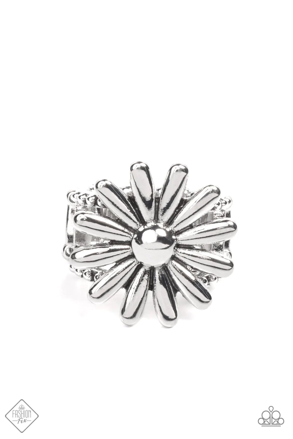 Paparazzi Ring ~ GROWING Steady - Silver