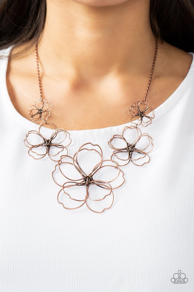 The Show Must GROW On - Copper - Paparazzi Necklace Image