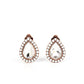 ​Cosmic Castles - Copper - Paparazzi Earring Image