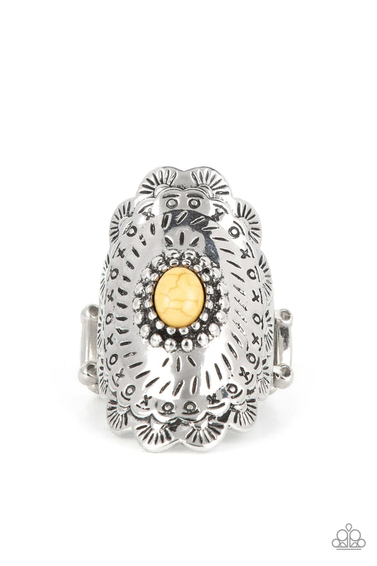 Paparazzi Ring ~ Sagebrush Sea - Yellow