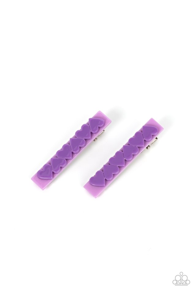 ​Cutely Cupid - Purple - Paparazzi Hair Accessories Image