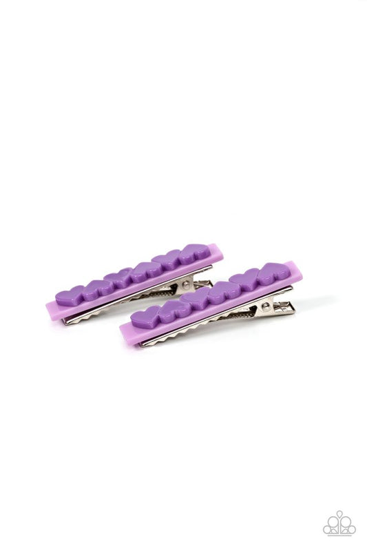 ​Cutely Cupid - Purple - Paparazzi Hair Accessories Image
