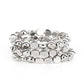 HAUTE Stone - Silver - Paparazzi Bracelet Image