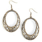 Gardenista Grandeur - Brass - Paparazzi Earring Image